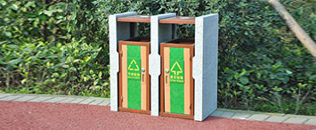 城市綠道景觀環衛設施 特色公園戶外定制垃圾桶